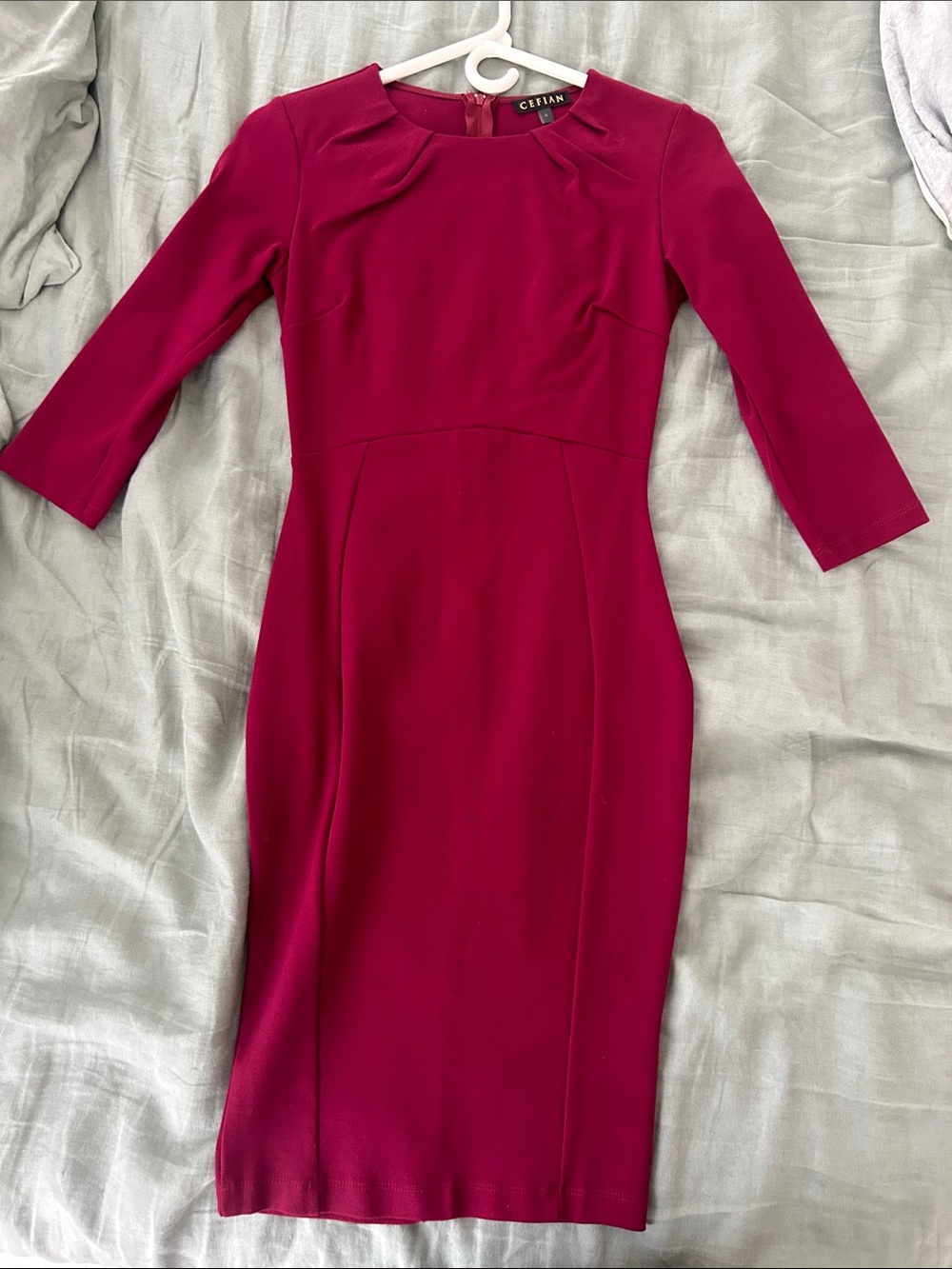 Fuchsia Sheath Dress